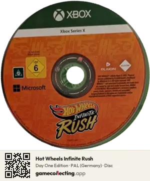 Hot Wheels Infinite Rush Xbox Series X, PAL disc