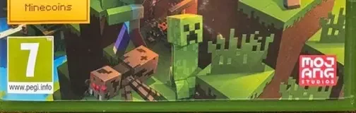 Minecraft, the PEGI square on its front