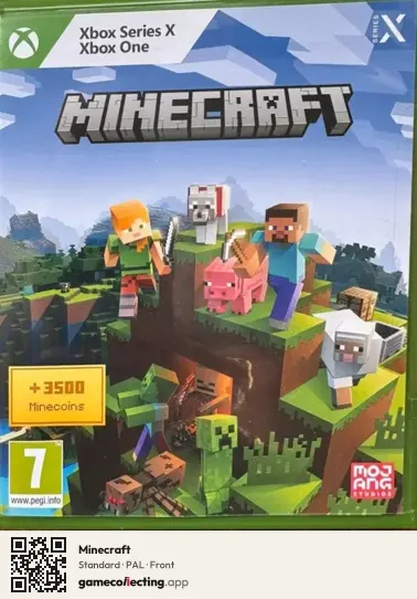 Minecraft Xbox Series X, PAL box front