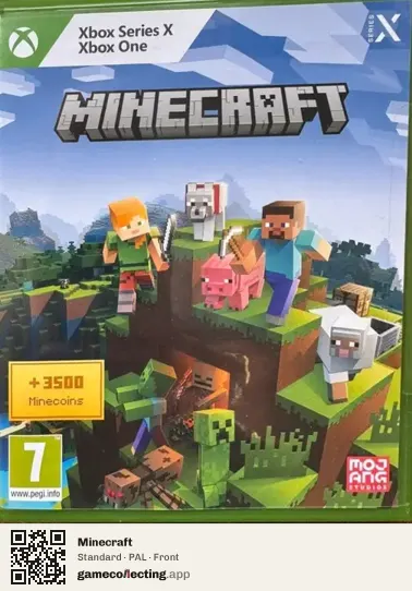 Minecraft Xbox Series X, PAL box front