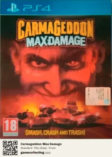 Carmageddon: Max Damage PlayStation 4, Italy box front