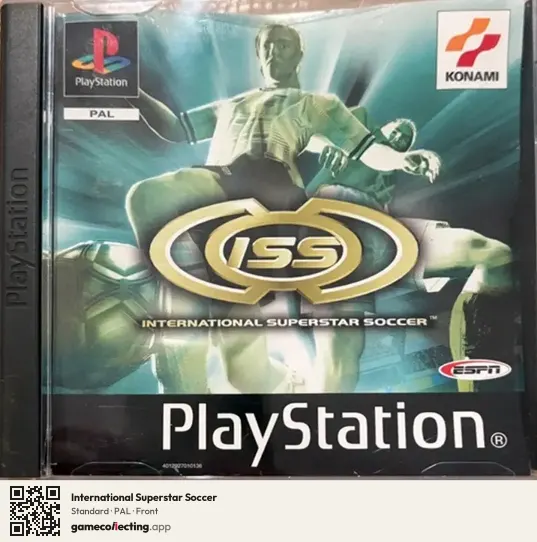 International Superstar Soccer PlayStation, PAL box front