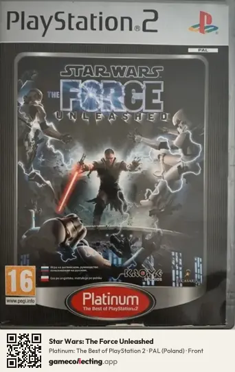 Star Wars: The Force Unleashed PlayStation 2, Poland box front