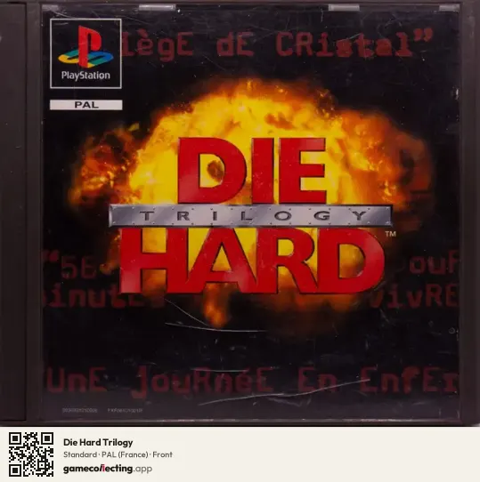 Die Hard Trilogy PlayStation, France box front
