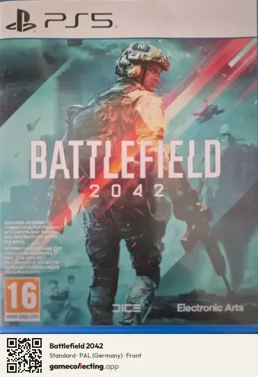 Battlefield 2042 PlayStation 5, Germany box front