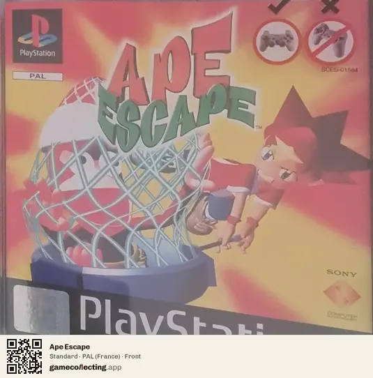 Ape Escape PlayStation, France box front