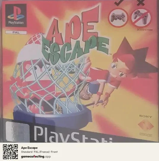 Ape Escape PlayStation, France box front