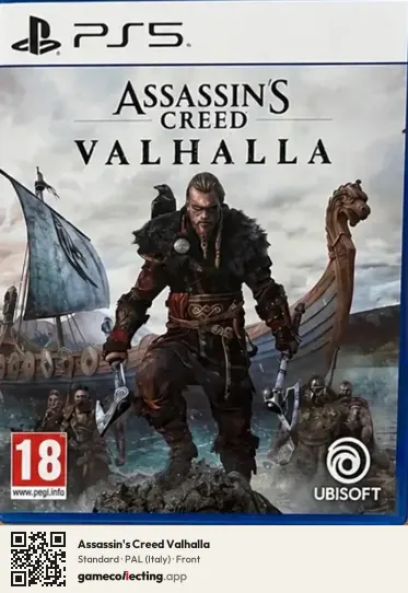 Assassin's Creed Valhalla PlayStation 5, Italy box front