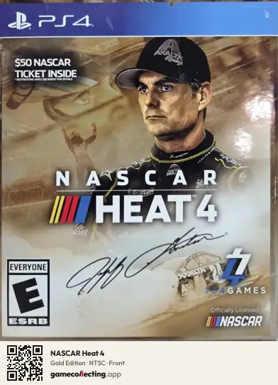 NASCAR Heat 4 PlayStation 4, NTSC box front