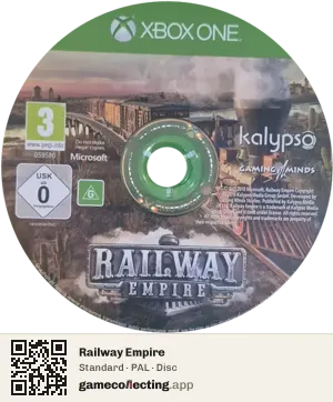 Railway Empire Xbox One, PAL disc