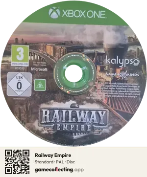 Railway Empire Xbox One, PAL disc