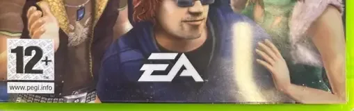 The Sims 2, the PEGI square on its front
