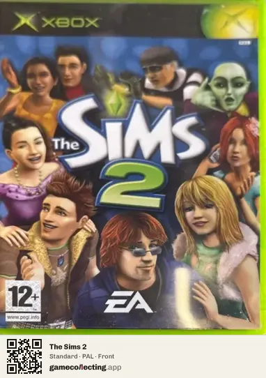 The Sims 2 Xbox, PAL box front