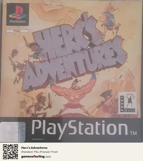 Herc's Adventures PlayStation, France box front