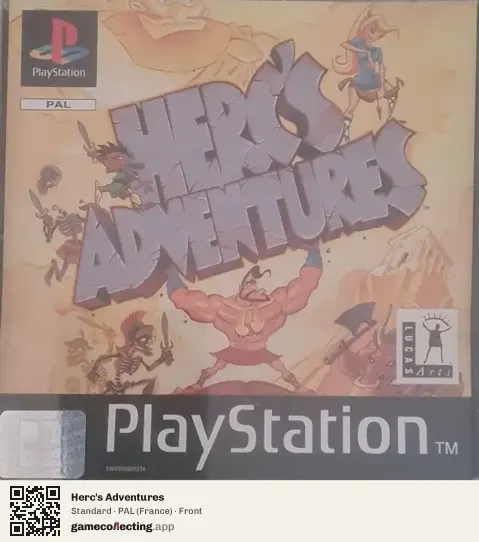 Herc's Adventures PlayStation, France box front