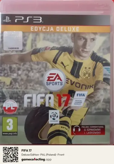 FIFA 17 PlayStation 3, Poland box front