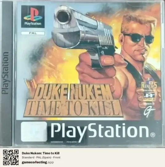 Duke Nukem: Time to Kill PlayStation, Spain box front