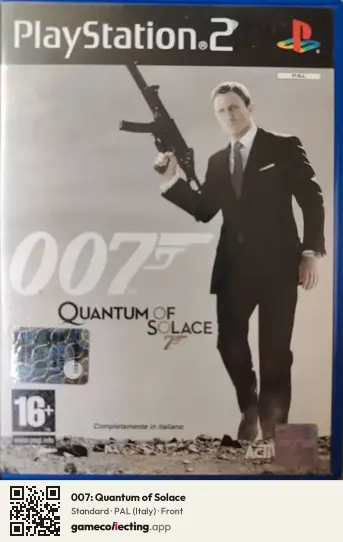 007: Quantum of Solace PlayStation 2, Italy box front