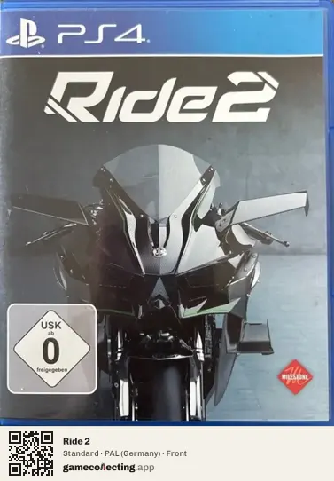 Ride 2 PlayStation 4, Germany box front