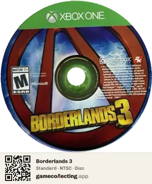 Borderlands 3 Xbox One, NTSC disc