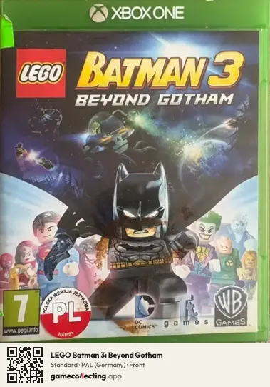 LEGO Batman 3: Beyond Gotham Xbox One, Germany box front