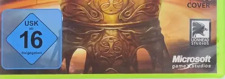 Fable III, the USK square on its front