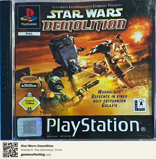 Star Wars: Demolition PlayStation, Germany box front