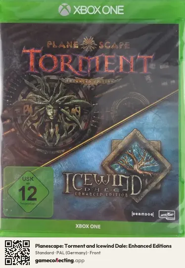 Planescape: Torment and Icewind Dale: Enhanced Editions Xbox One, Germany box front