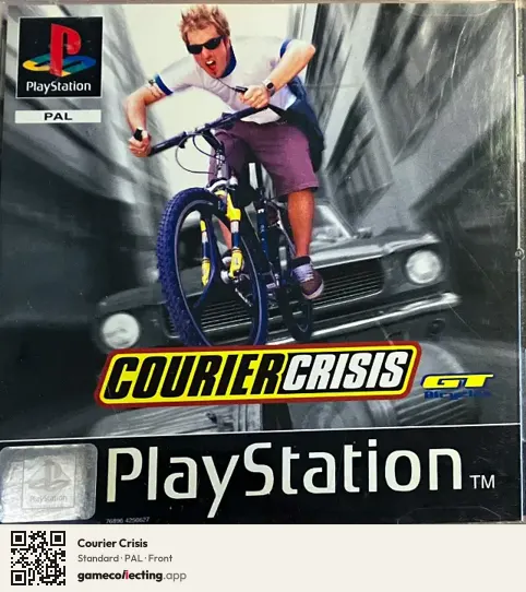 Courier Crisis PlayStation, PAL box front