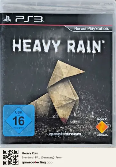 Heavy Rain PlayStation 3, Germany box front