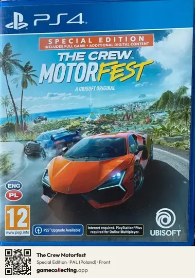 The Crew Motorfest PlayStation 4, Poland box front