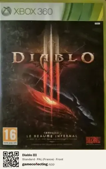 Diablo III Xbox 360, France box front