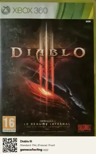 Diablo III Xbox 360, France box front