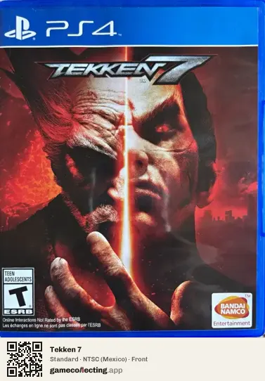 Tekken 7 PlayStation 4, Mexico box front