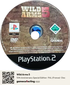 Wild Arms 5 PlayStation 2, PAL disc