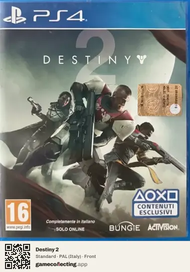 Destiny 2 PlayStation 4, Italy box front