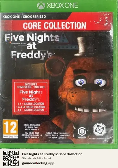 Five Nights at Freddy's: Core Collection Xbox One, PAL box front