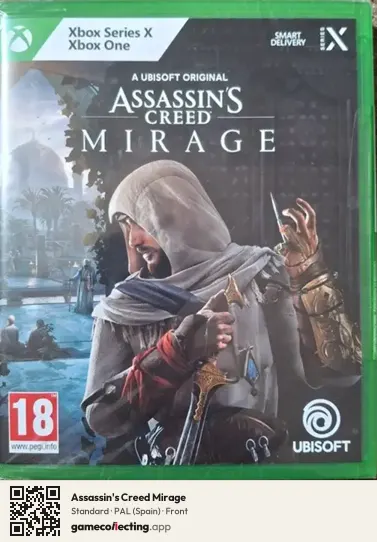 Assassin's Creed Mirage Xbox Series X, Spain box front