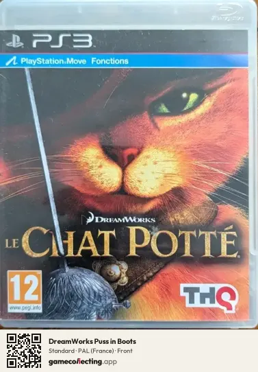 DreamWorks Puss in Boots PlayStation 3, France box front