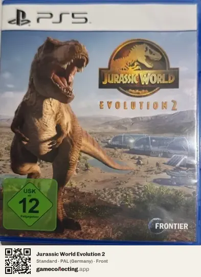Jurassic World Evolution 2 PlayStation 5, Germany box front