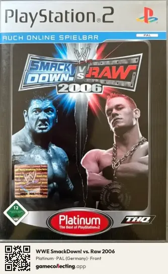 WWE SmackDown! vs. Raw 2006 PlayStation 2, Germany box front