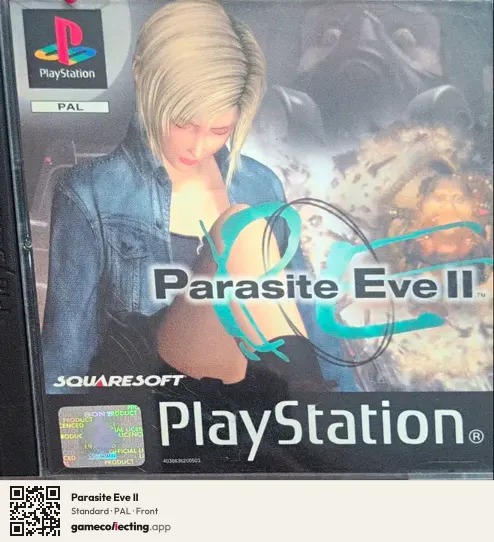 Parasite Eve II PlayStation, PAL box front