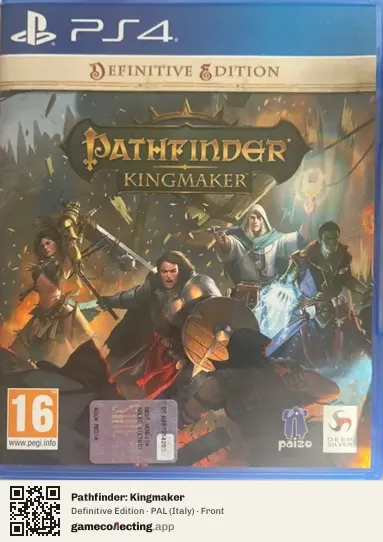 Pathfinder: Kingmaker PlayStation 4, Italy box front