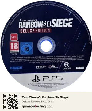 Tom Clancy's Rainbow Six Siege PlayStation 5, PAL disc