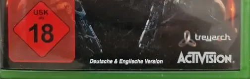Call of Duty: Black Ops III, the USK square on its front