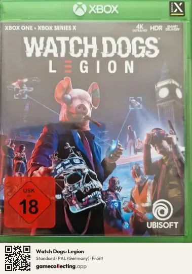 Watch Dogs: Legion Xbox One, Germany box front
