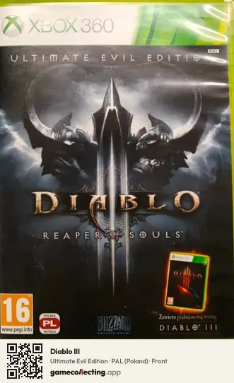 Diablo III Xbox 360, Poland box front