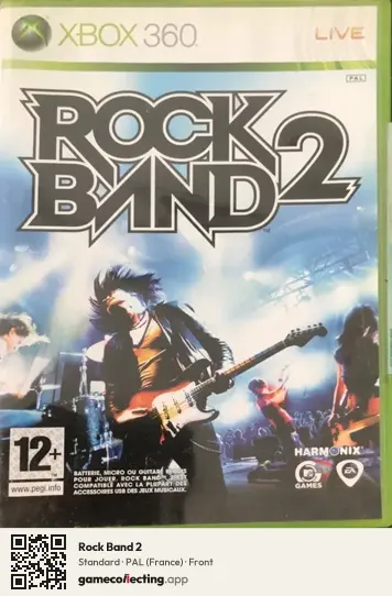 Rock Band 2 Xbox 360, France box front