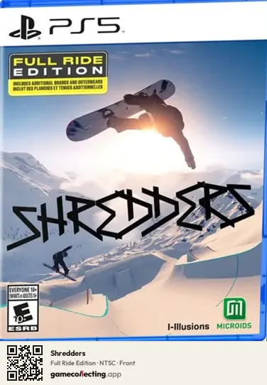 Shredders PlayStation 5, NTSC box front