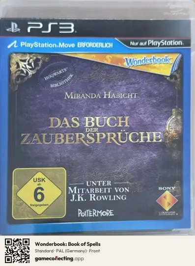 Wonderbook: Book of Spells PlayStation 3, Germany box front